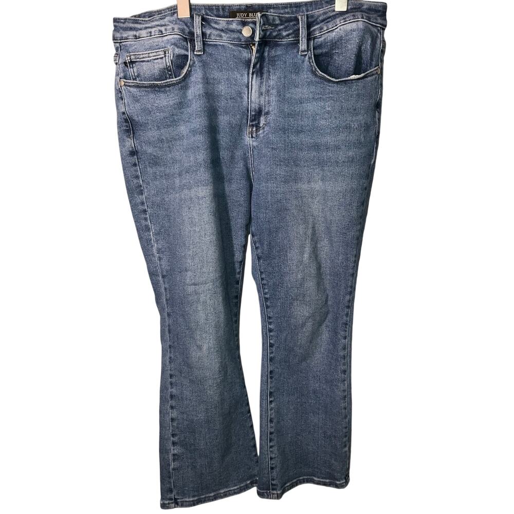 Judy Blue Los Angeles Light Wash Denim Boot Jeans Size 18W